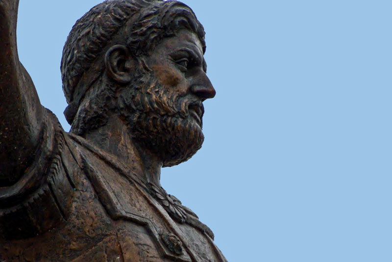 Statua di Filippo il Macedone a Scoplje