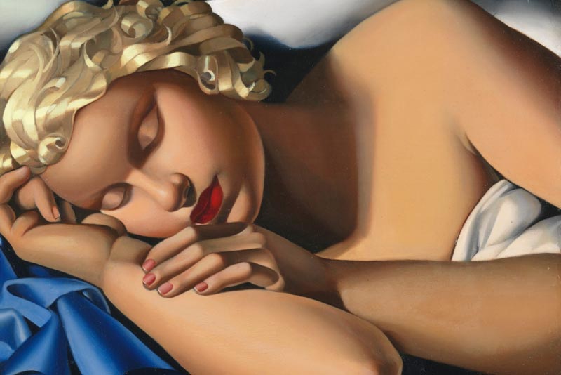 Tamara de Lempicka, la Ragazza Dorme 