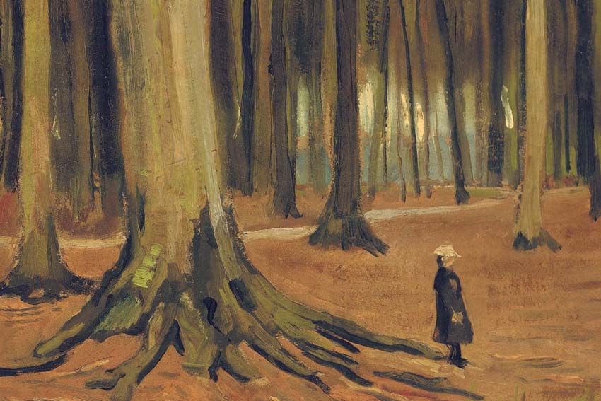 Romain Gary, La vita davanti a sé / Vincent Van Gogh, Ragazza nel bosco, 1882