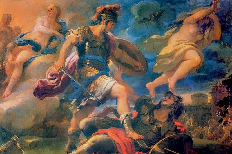 Luca Giordano, Enea vince Turno