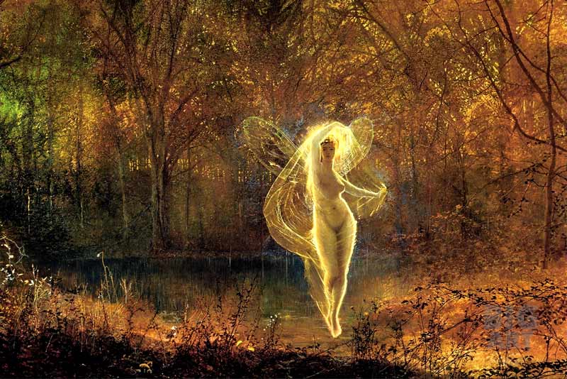 John Atkinson Grimshaw, La dama dell'autunno ha un viso desolato, ,1871 Fate