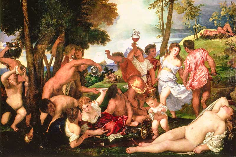 Tiziano Vecellio Baccanale degli Andrii 1523 1526