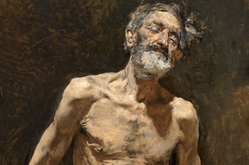Mariano Fortuny, Vecchio al sole, 1838