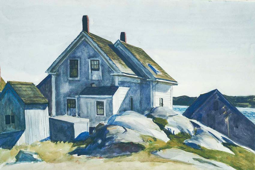 Edward Hopper, Casa di Fort, Gloucester, 1924