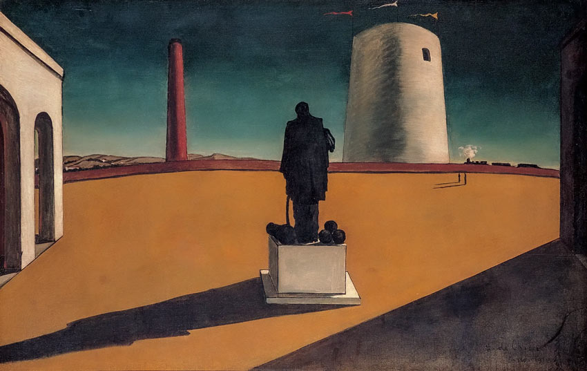 Giorgio de Chirico, Enigma di una giornata (1914; olio su tela; San Paolo, Museu de Arte Contemporânea da Universidade de São Paulo)