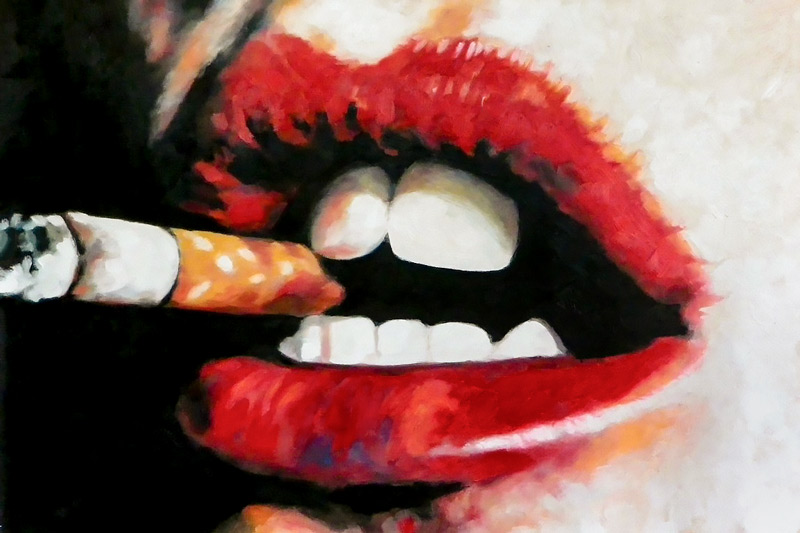 Thomas Saliot, smoke mouth, 2014