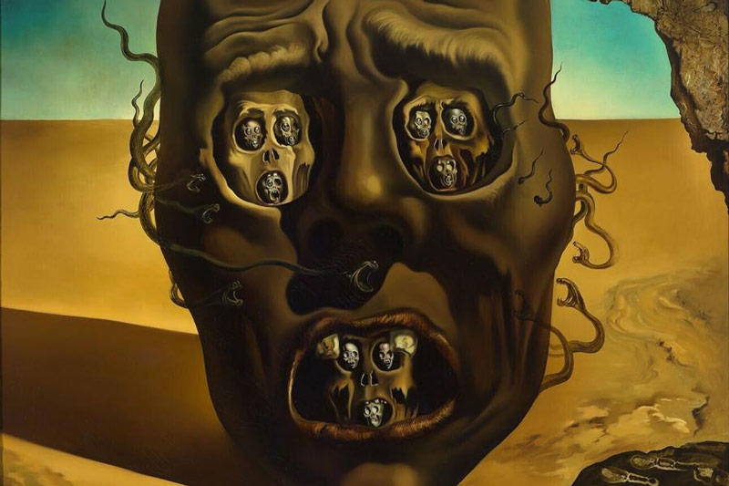 Salvador Dalì, La faccia della guerra, 1941