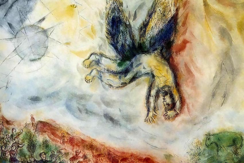 Marc Chagall, La caduta di Icaro