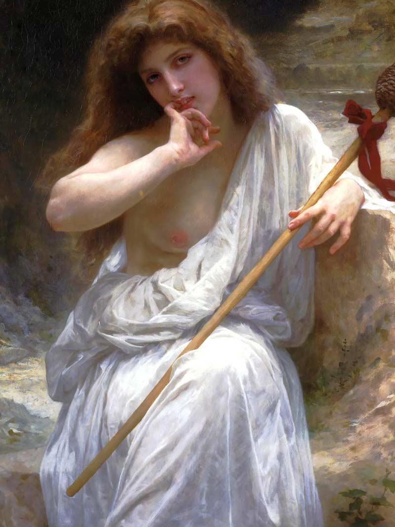 William Adolphe Bouguereau, Baccante1899