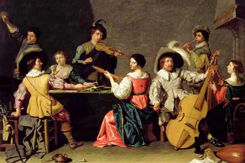 Jan van Bijlert Gruppo di musicisti 1640 