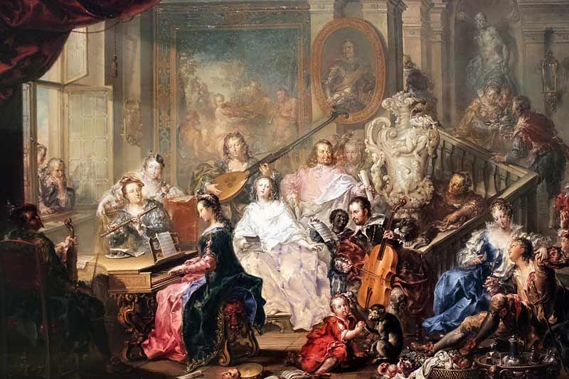 Johann Georg Platzer, Il concerto