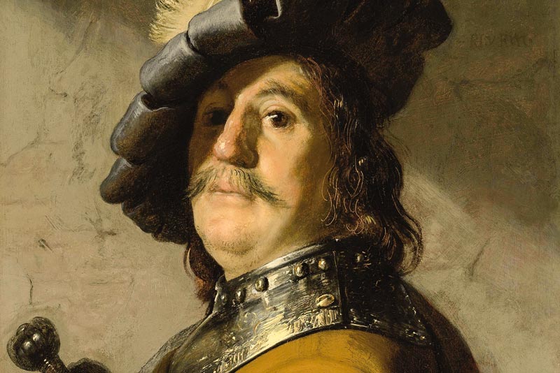 Rembrandt, Un guerriero, 1626-1627