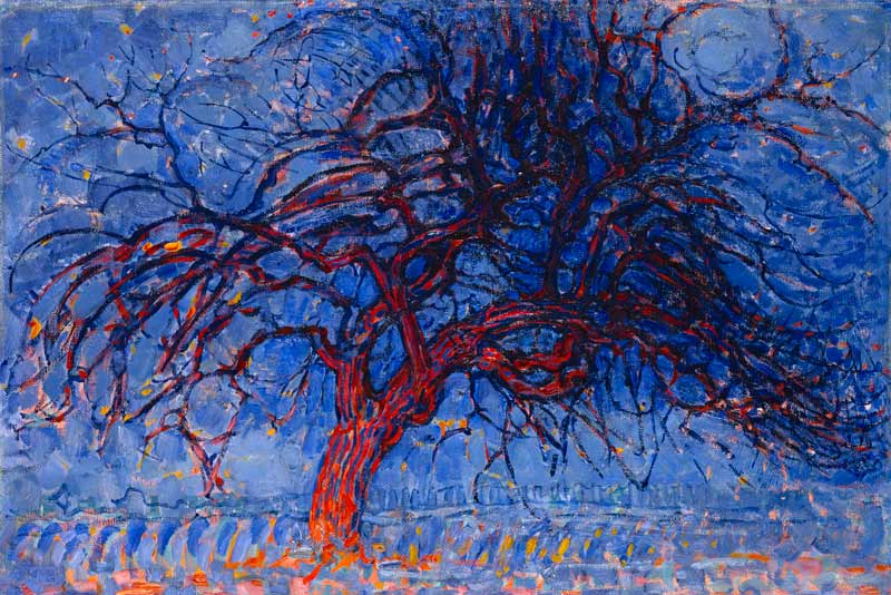 Piet Mondrian, l'albero rosso, 1908-1910