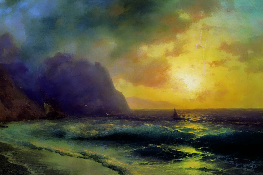 Ivan Aivazovsky, Il mare d'autunno