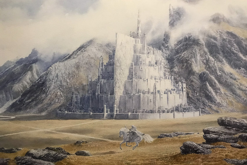 Tolkien Gandalf Rides To Minas Tirith Alan Lee