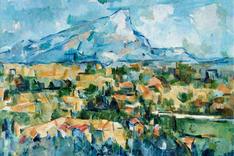 Paul Cézanne, la montagna Saincte-Victoire, 1904-1906