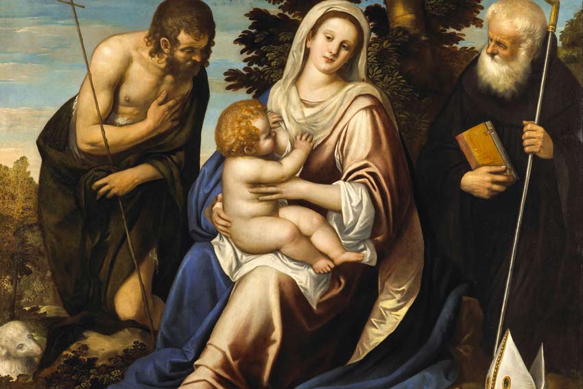 Madonna con il Bambino tra i Santi Giovanni Battista e Benedetto