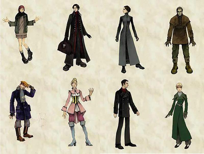 Il design dei personaggi di Pathologic (e con esso quello degli ambienti) è interessante e caratterizzato, per quanto mai dirompente. A parte i soldati semplici, va detto; assenti dalle immagini per un buon motivo. Loro sembrano semplicemente membri perduti dei Village People.