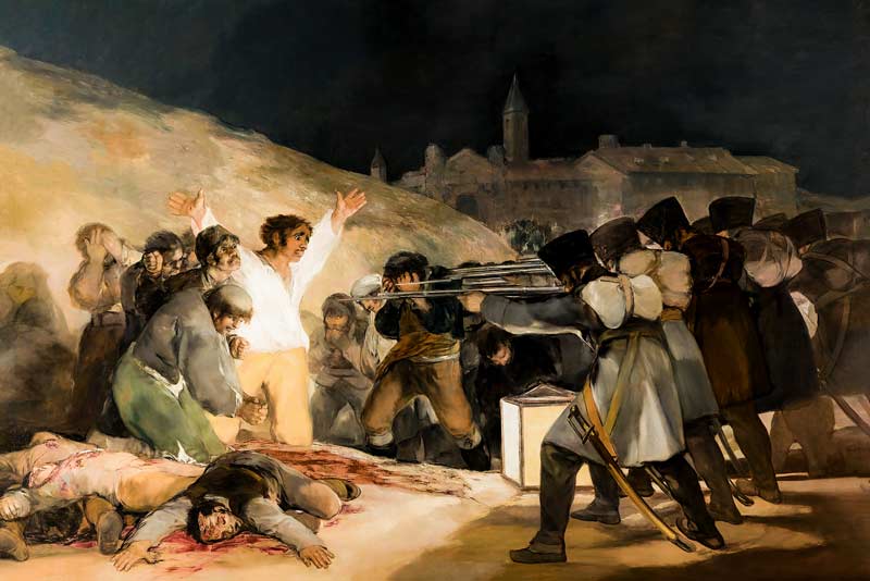 Francisco Goya, 3 maggio 1808, olio su tela, 1814