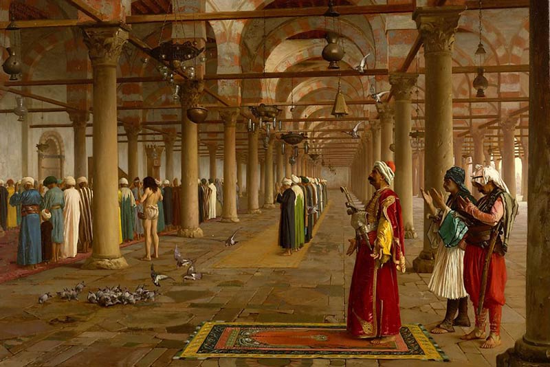 Jean Leon Gerome, Preghiera alla moschea, 1871