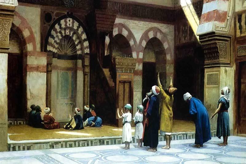 Jean Leon Gerome, Preghiera alla moschea di Coid Bey al Cairo