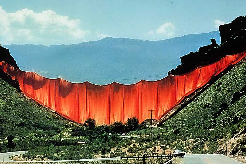 Christo, Jeanne Claude, Valley Curtain