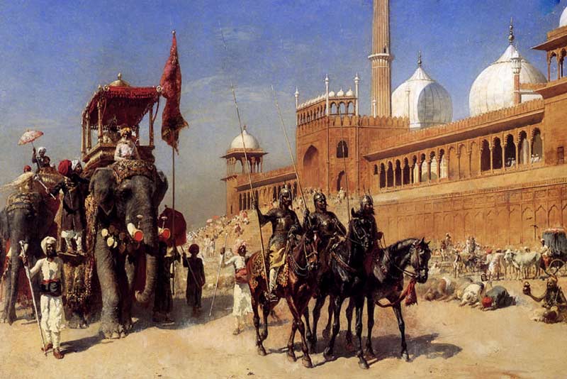 Edwin Lord Weeks, Il ritorno della corte imperiale, 1886