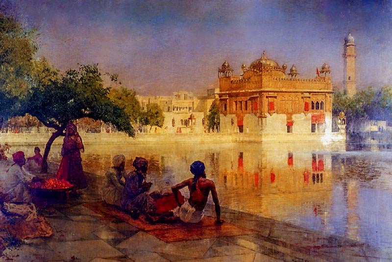 Edwin Lord Weeks, Il tempio dorato di Amritsar, 1890