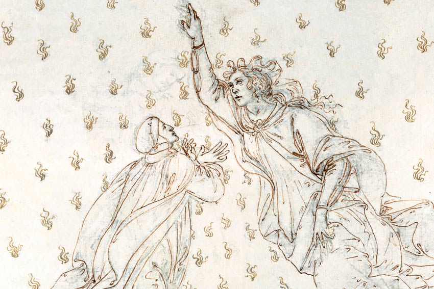 Sandro Botticelli, Dante e Beatrice