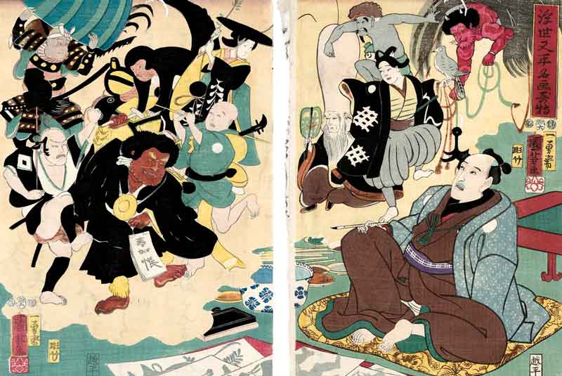 Utagawa Kuniyoshi, I dipinti fantastici di Ukiyo Matabei