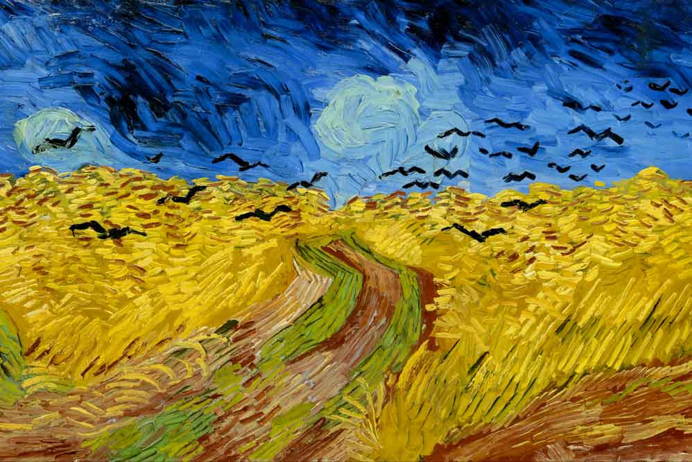 Vincent Van Gogh Campo di grano con corvi