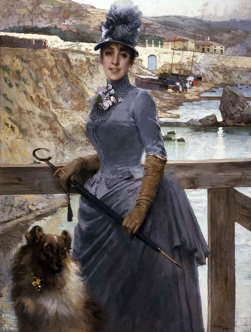 Vittorio Corcos, La figlia di Jack La Bolina, 1888