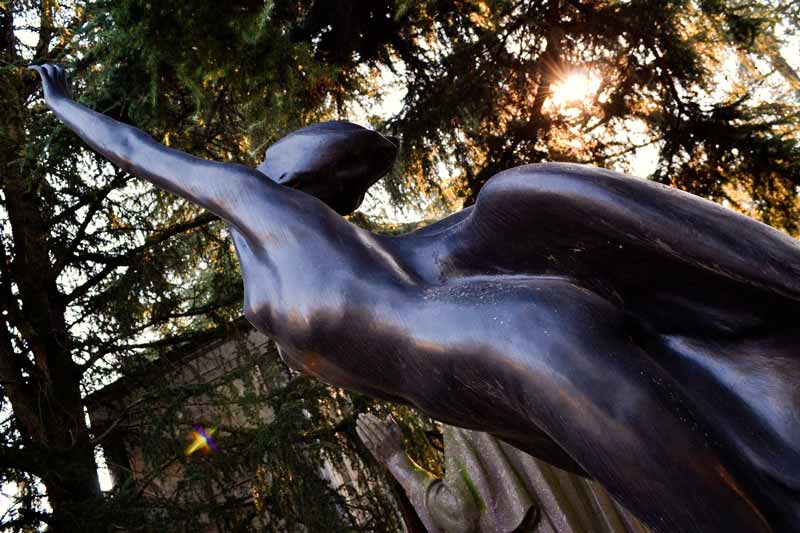 Gaby Angelini cimitero monumentale di Milano