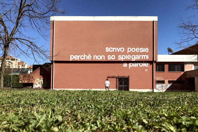 scrivo poesie perché non so spiegarmi a parole