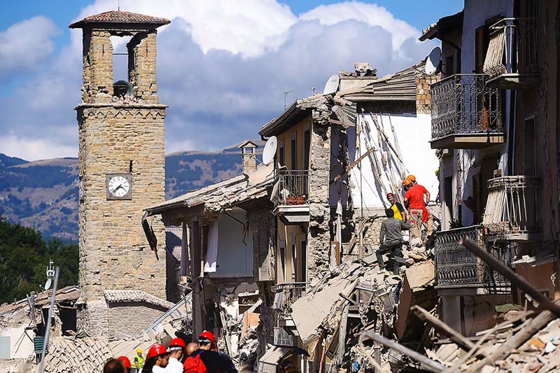 Amatrice macerie
