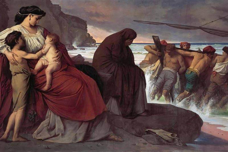 Anselm Feuerbach, Medea e gli argonauti, 1870