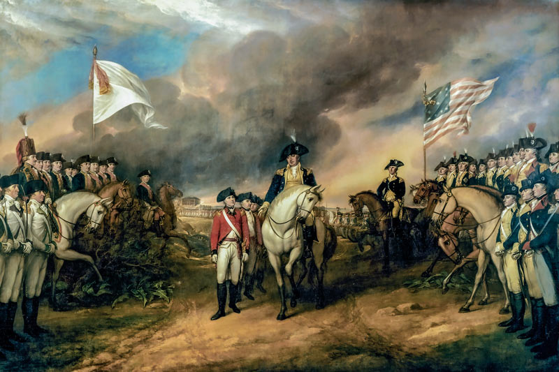 John Trumbull, La resa dell'esercito inglese a Yorktown, nel 1781