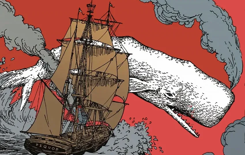 Moby Dick, illustrato da Tony Millionaire