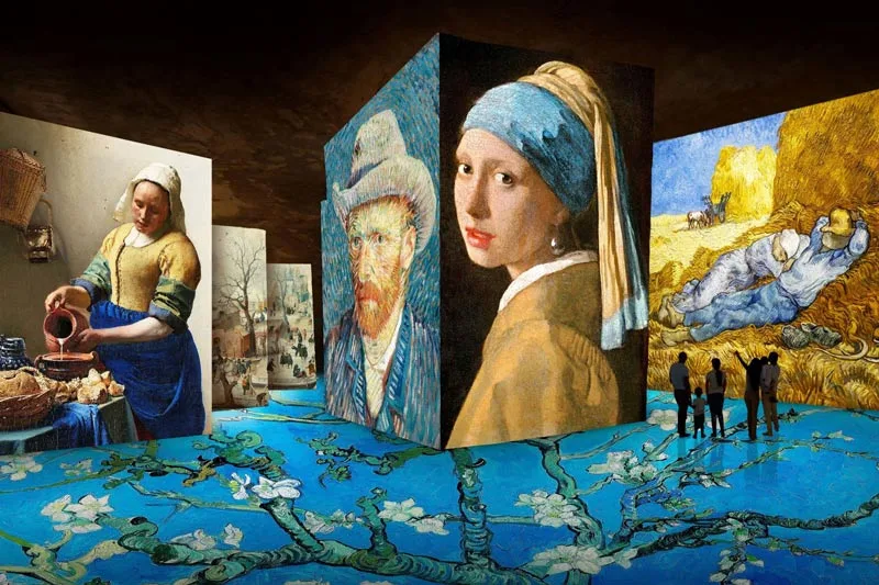 Mostra Da Vermeer a Van Gogh a Les Baux de Provence, organizzata da Carrières des Lumières