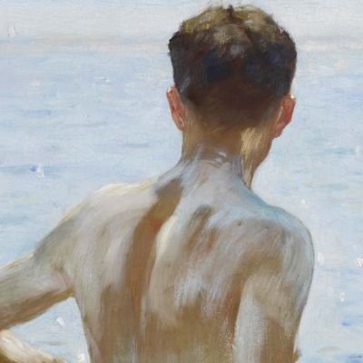 Henry_Scott_Tuke_-_Beach_Study